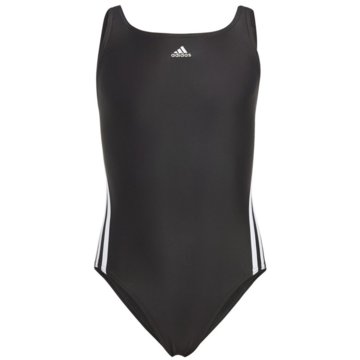 adidas Badeanzüge3-Streifen Badeanzug schwarz