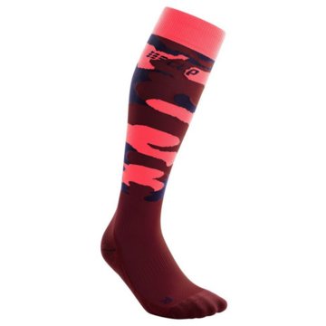 CEP KniestrümpfeCEP camocloud socks, tall, black/gr pink