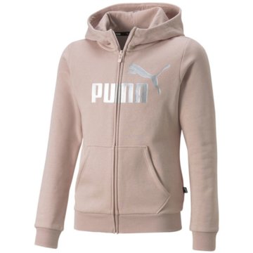 Puma SweatshirtsEss+ Logo Full-Zip FL G pink