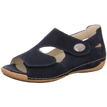 Solidus Komfort Sandale blau