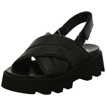 Alpe Woman Shoes Plateau Sandalette schwarz