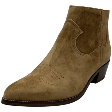 Damen Stiefeletten Cowboy Boots Gefütterte High Heels 832514 Trendy Neu