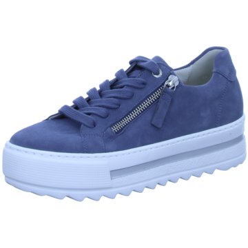 Gabor comfort Plateau SneakerSneaker blau