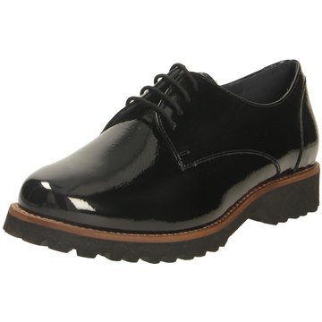 Damen Schuhe Flache Schuhe Schnürschuhe und Schnürstiefel Ixos Leder Schnürschuh in Schwarz 