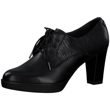 Elegante schwarz rote Lack Schnürpumps Oxford Pumps Stiefeletten Ankle 36